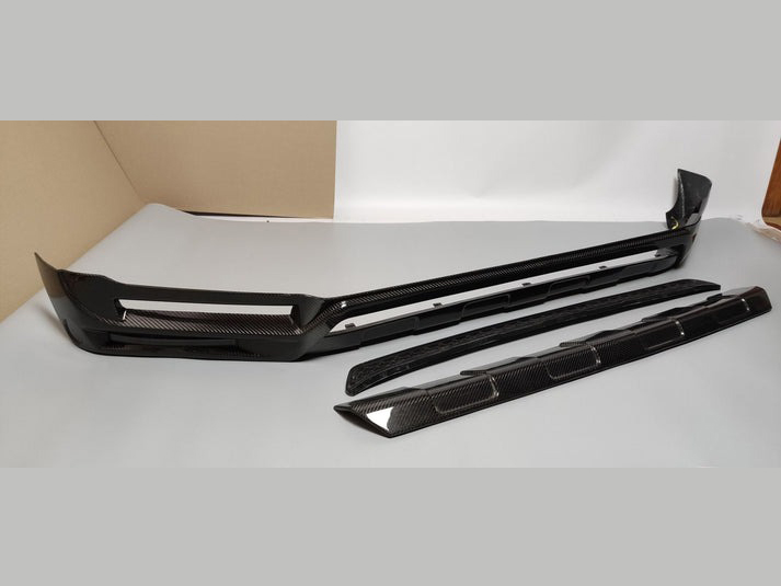 Mercedes-Benz W463A G-Class G500 Brabus Carbon Fiber Front Lip Spoiler with LED